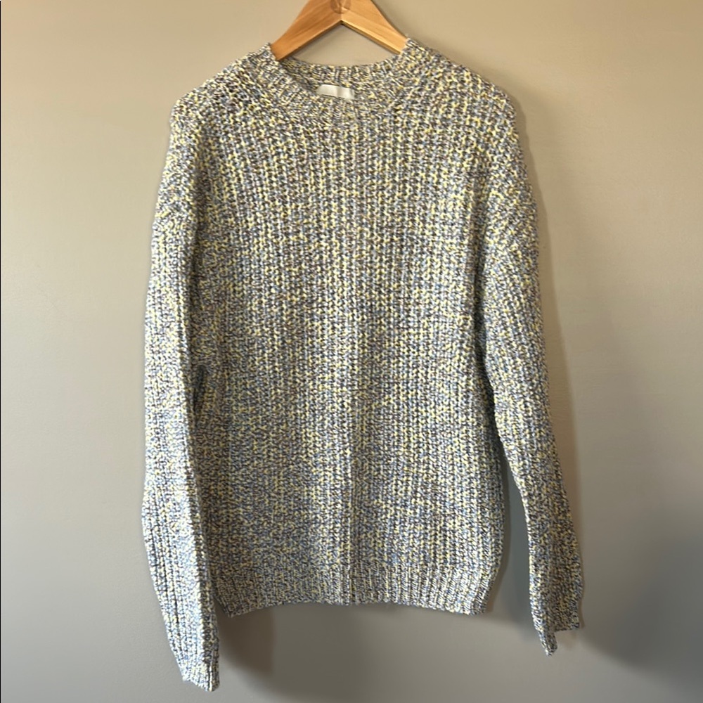 NWT Stitches + Stripes Chunky Knit Multicolor Pullover‎ Crewneck Sweater Sz L